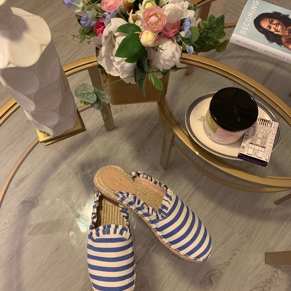Kate Spade ♠️ Laila striped espadrille - Picture 2 of 5